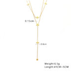 High-end and versatile fashionable flower clavicle chain