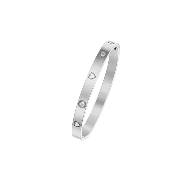 Couple four-leaf clover love titanium steel bracelet