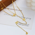 High-end and versatile fashionable flower clavicle chain